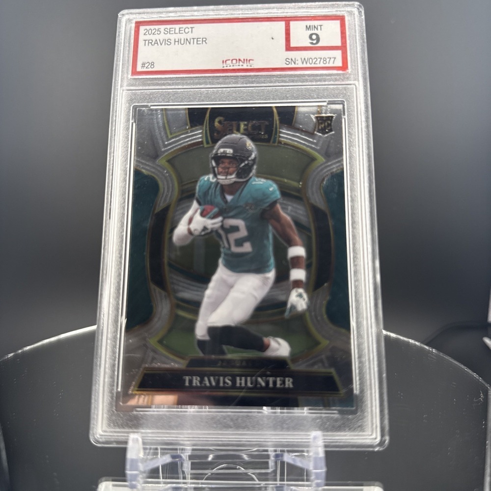 Panini 2025 Select Travis Hunter #28 Jaguars Concourse Rookie Iconic Mint 9